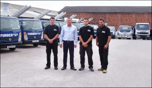 Left to Right; Karl Furber, David Furber, Craig Furber, Joe Furber